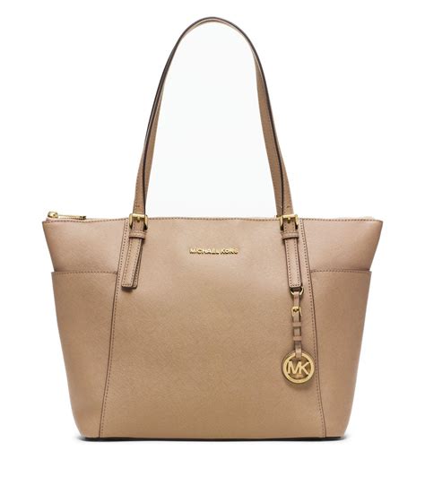 michael kors jet set large saffiano shoulder bag|michael kors saffiano leather bags.